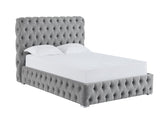 All Buttoned Lift Up Ottoman Bed