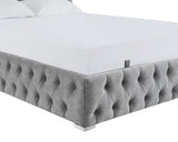 All Buttoned Lift Up Ottoman Bed