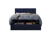 Contemporary Headboard Lift Up Ottoman Bed